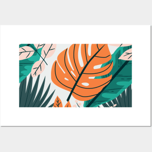 Abstract Illustration Plants Posters and Art